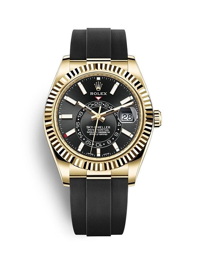 Rolex SKY-DWELLER Oyster, 42 mm, yellow gold