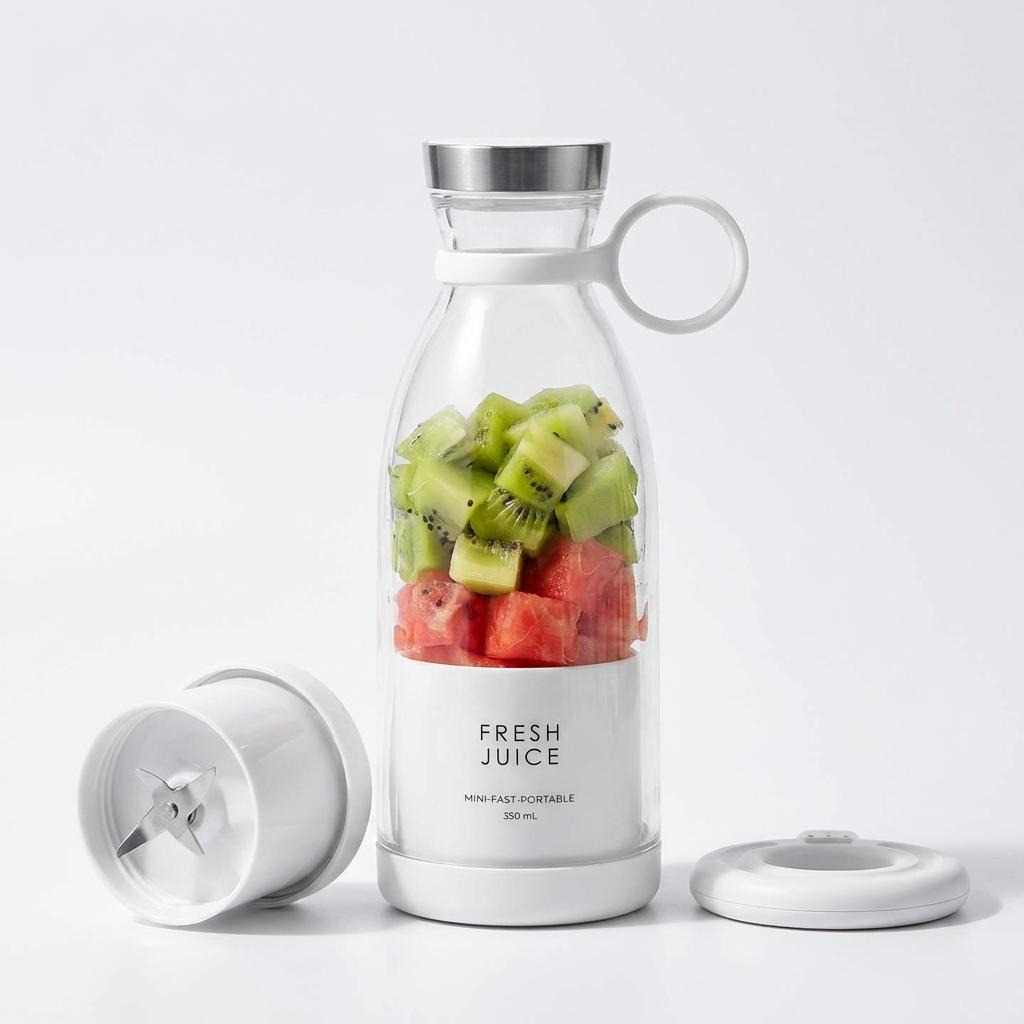 Portable USB Rechargeable Smoothie Blender Bottle